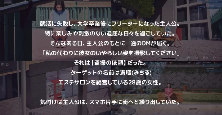 【3D第一人稱動態(tài)互動偷拍】盜撮代行 -秘密拍攝 DL正式版【3G】